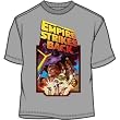 Star Wars The Empire Young Mens Lightweight Silver T-shirt