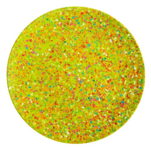 Zak Designs Confetti 11-Inch Recycled-Melamine Dinner Plate, Kiwi