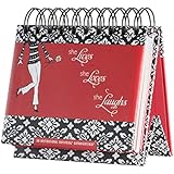 DaySpring Lives, Loves, Laughs, DayBrightener Perpetual Flip Calendar, 366 Days of Inspiration (22600)