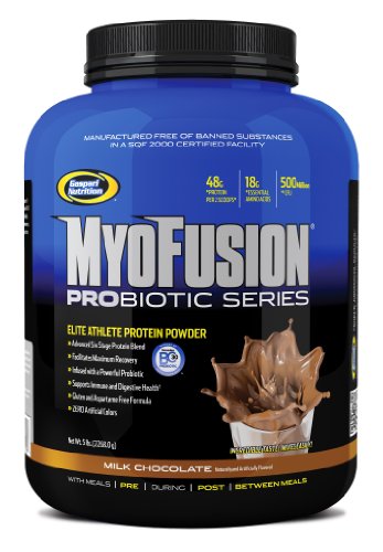 Gaspari Nutrition MyoFusion Probiotic Series 2268 g Milk Chocolate Protein Shake Powder