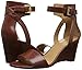 Nine West Women's Nobody Leather Wedge Sandal