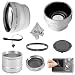 Lens Accessory Kit for Olympus SP-310 SP-320 SP-350 - Includes: 0.5x Wide Angle and 2.0x Telephoto High Definition Lenses + Lens and Filter Adapter Tube + Ultra Violet (UV) and Polarizer (CPL) Lens Filter + Snap-On Lens Cap w/ Cap Keeper + 2.5