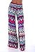 Boutique Republic Womens Various Print Fold Over Waist Palazzo Pants