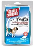 Simple Solution Washable Male Wrap, Medium Simple Solution Washable Male Wrap, Medium