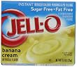 Jell-O Sugar-Free Instant Pudding & Pie Filling, Banana Cream, 0.9-Ounce Boxes (Pack of 24)