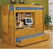 Mountain River Computer Loft Bed