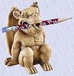Gothic Pen Holder Medieval Sculpture Gargoyle (The Digital Angel)
