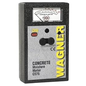 Click here to buy Wagner C575 Proline 0%-20% Pinless Analog Concrete Moisture Meter by Wagner.