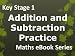 Primary School 'KS1 (Key Stage 1) Maths - Addition and Subtraction Practice - Ages 5-7' eBook