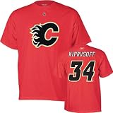 Calgary Flames Stacked Logo Long Sleeve T-Shirt - Large
