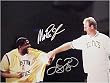 Magic Johnson/Larry Bird Dual Signed 8 X 10 ��Photo -- (Retirement) Boston Celtics Los Angeles Lakers