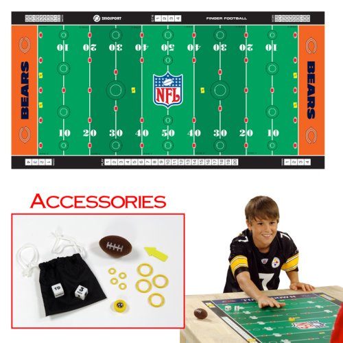 NFL Licensed Finger Football Game Mat - Bears