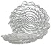 Clear Glass Conch Shell Bowl 11"D, 2"H