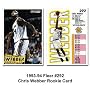 Fleer Golden State Warriors Chris Webber 1993-94 Rookie Card