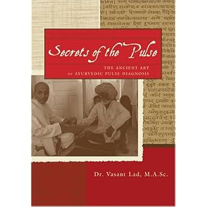Click here to buy Secrets of the Pulse: The Ancient Art of Ayurvedic Pulse Diagnosis by Vasant D. Lad M.A.Sc., Margaret Smith Peet, Glen Crowther, and Barbara Cook.