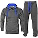 Mens Blue Contrast Tracksuit
