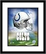 Indianapolis Colts NFL Framed 8x10 Photograph Team Logo and Football Helmet Collage
