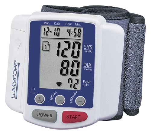 HealthPersonalCare: Lumiscope 1140 Digital Wrist Blood Pressue Monitor with Auto Inflation and Smart Deflation