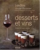 Desserts et vins
