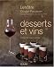 Desserts et vins