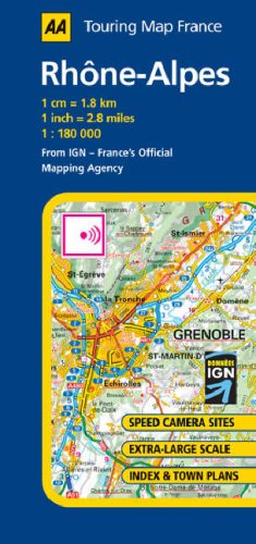 City Travel Guides Discounted  Search : Rhone-Alpes (AA Road Map France)