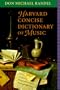 Harvard Concise Dictionary of Music