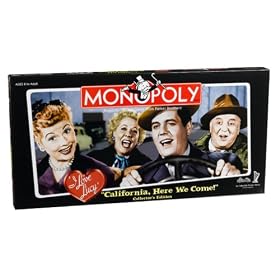 I Love Lucy "California Here we Come" Monopoly