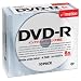 Imation  DVD-R 4.7GB データ用(8倍速) ワイドエリアフリープリント(ホワイト) 10枚パック DVD-R 4.7PWAx10Pの画像