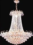 LAMPS BEAUTIFUL Jacqueline Eleven Light Crystal Chandelier by James R. Moder--Excellent customer service--see our feedback.