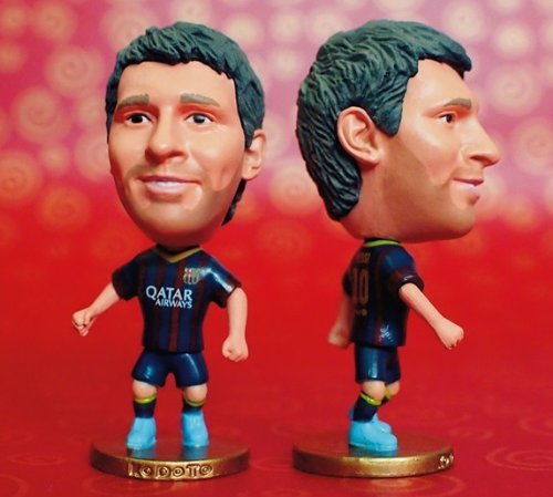 MESSI #10 - Barcelona Home 2013 / 2014 Football Figurine Soccer Star Figure Doll - Free Shipping!