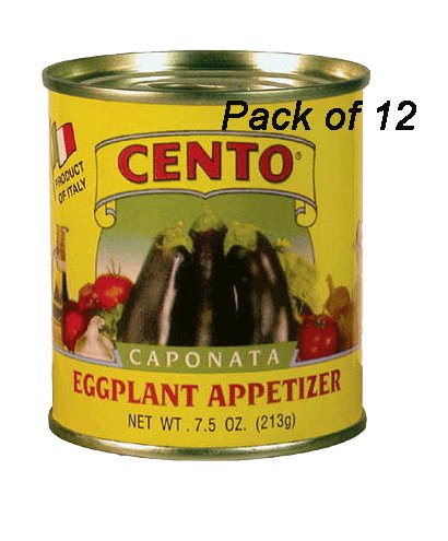 Cento Caponata Eggplant Appetizer, Pack of 12 by Appetizers