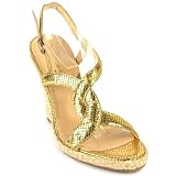 Via Spiga Ditta Gold sandals by Via Spiga