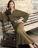 Safari-style blouson dress