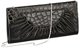 Image of Buffalo BAG 601081 pu black 01, Damen Clutch, 30x3x15