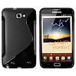 mumbi TPU Silikon Schutzh�lle f�r Samsung Galaxy Note N7000 schwarz