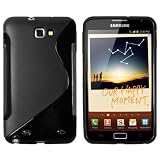 mumbi TPU Custodia in silicone per Samsung Galaxy Note N7000 colore: Nerodi mumbi