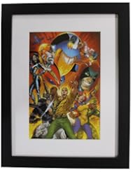 Single Detail Page Misc: GI JOE  ~ 8" X 12" ART PRINT (FRAMED at 12" X 16" w/MATTE) by J. SCOTT CAMPBELL - Mafufo