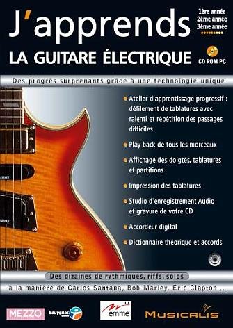 J apprend la guitare électrique