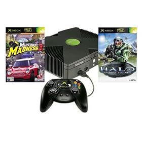 Xbox Console with Halo & Midtown Madness 3