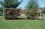 8' x 24' Unpainted Steel League Soccer Goals (Pair)