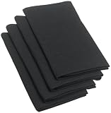 DII Basics Black Napkin Set of 4