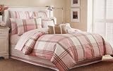 Nautica Clear Lake 2-Piece Twin Comforter Set, Pink and Khaki