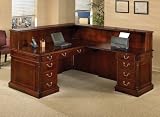 Review DMI Office Furniture  / Office Furniture DMI - L-Shaped Reception Desk with Left Return - Traditional Office Furniture - 7990-67