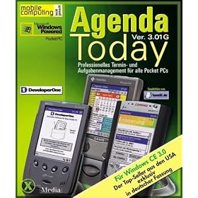 Agenda Today 3.01G, CD-ROM Professionelle Termin- und Aufgabenmanagemnet f�r alle Pocket PCs. F�r Windows CE 3.0