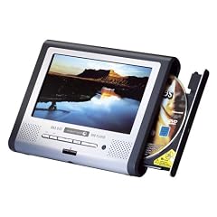 maxfield MAX D-02 Tragbarer DVD-Player mit 17,8 cm (7 Zoll) Display silber