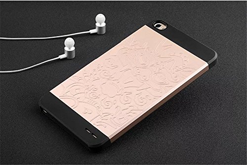 DAYJOY Luxury Fashion Design Armor Shield Shockproof Soft Silicone Protective Bumper Shield Case Cover Shell for HUAWEI HONOR MEDIAPAD X2 (GOLDEN)