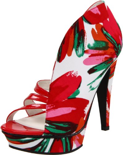 Michael Antonio Women's Taft Platform Sandal,Red Floral Print,8 M US Michael Antonio Women's Taft Platform Sandal,Red Floral Print,8 M US