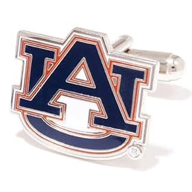 Auburn Tigers NCAA Logo'd Executive Cufflinks w  Jewelry Box