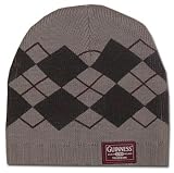 GUINNESS IRISH BEER ALCOHOL ARGYLE TAN HAT CAP BEANIE