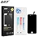 DRT iPhone 5 Screen Replacement LCD Touch Screen Digitizer Frame Assembly Full Set with 4 Pieces tools for iPhone 5 (Black)